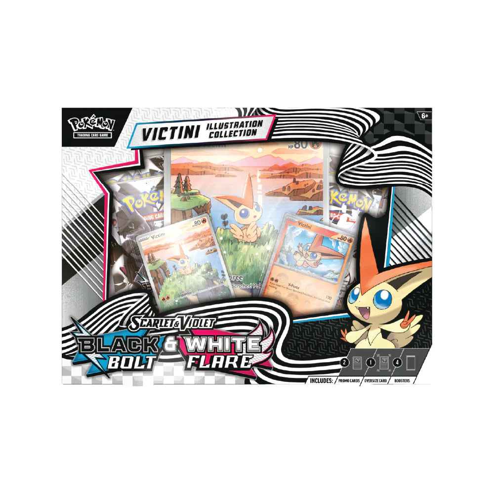 Scarlet & Violet 10.5 - Black Bolt & White Flare Unova Victini Illustration Collection